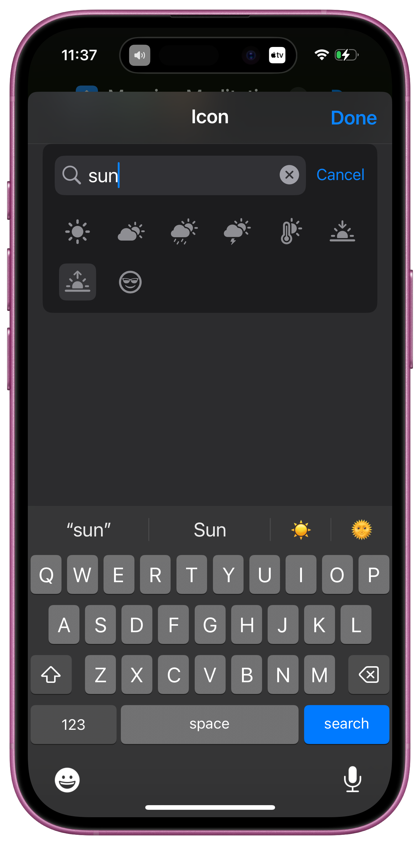 Screenshots: Renaming, choosing icon, and adding Shortcut to Home Screen