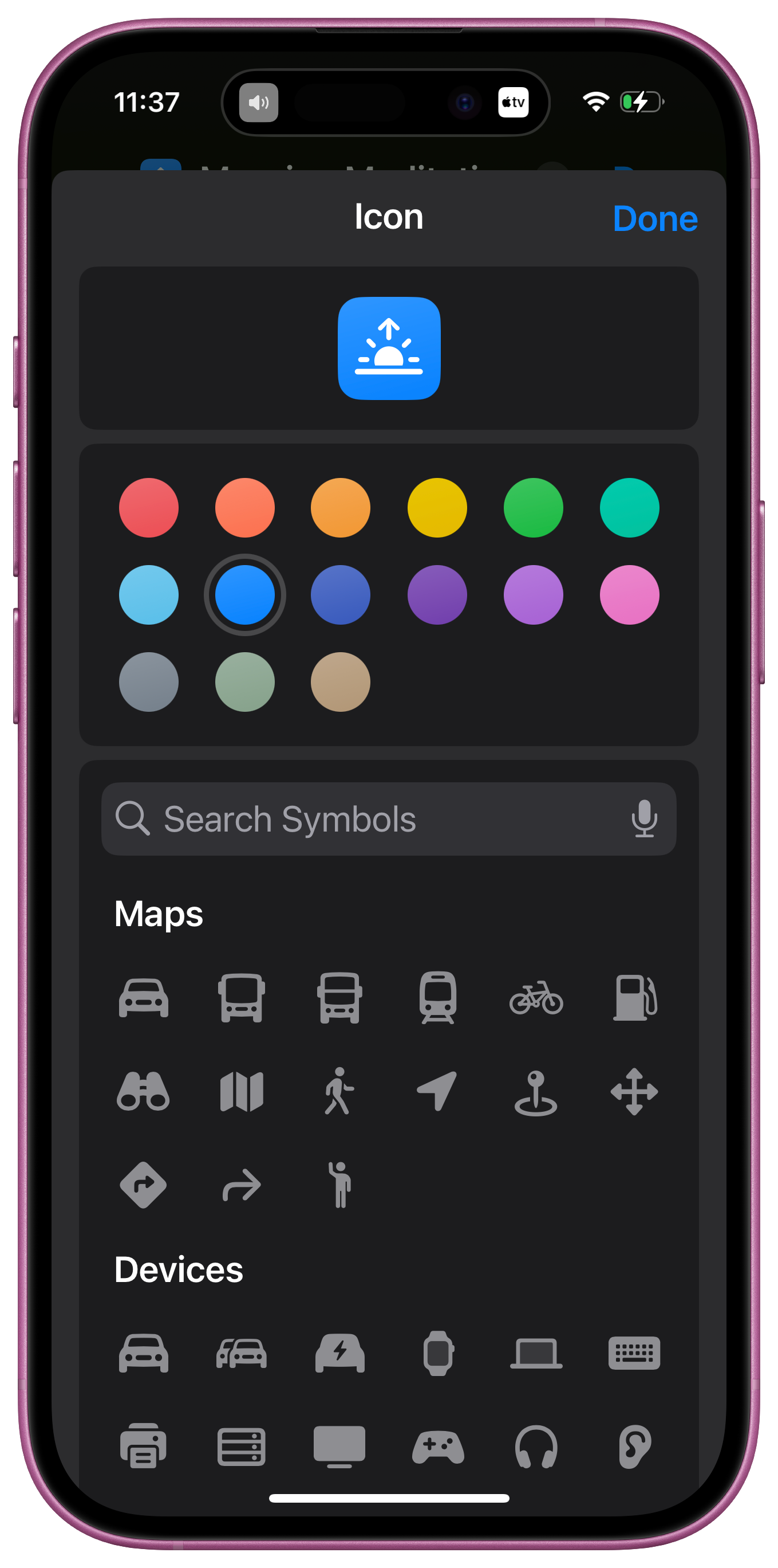 Screenshots: Renaming, choosing icon, and adding Shortcut to Home Screen